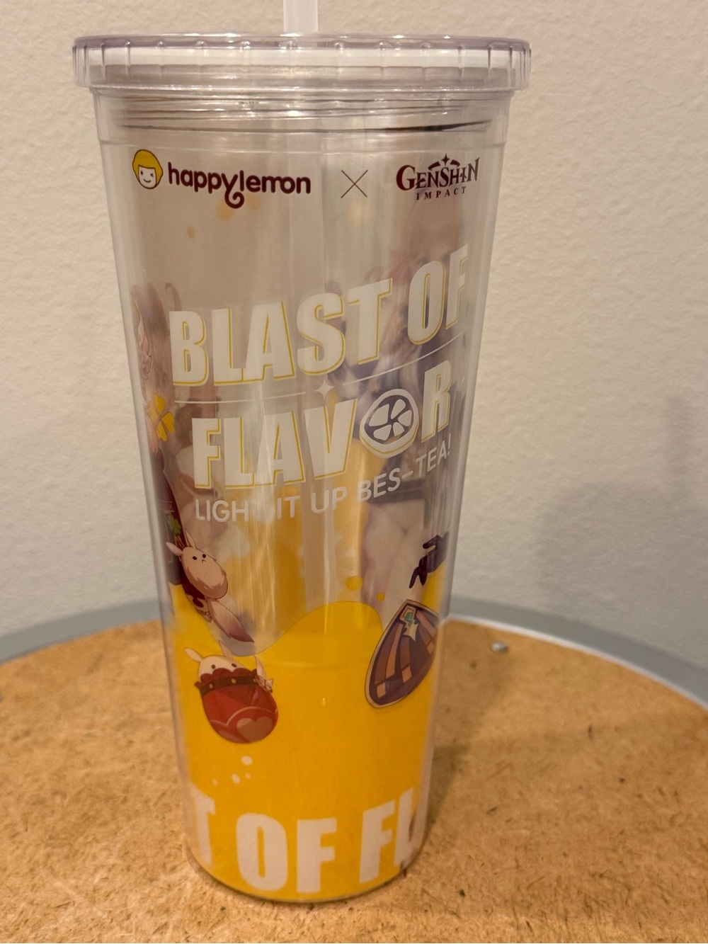 Happy Lemon x Genshin Impact Blast of Flavor Clear Tumbler